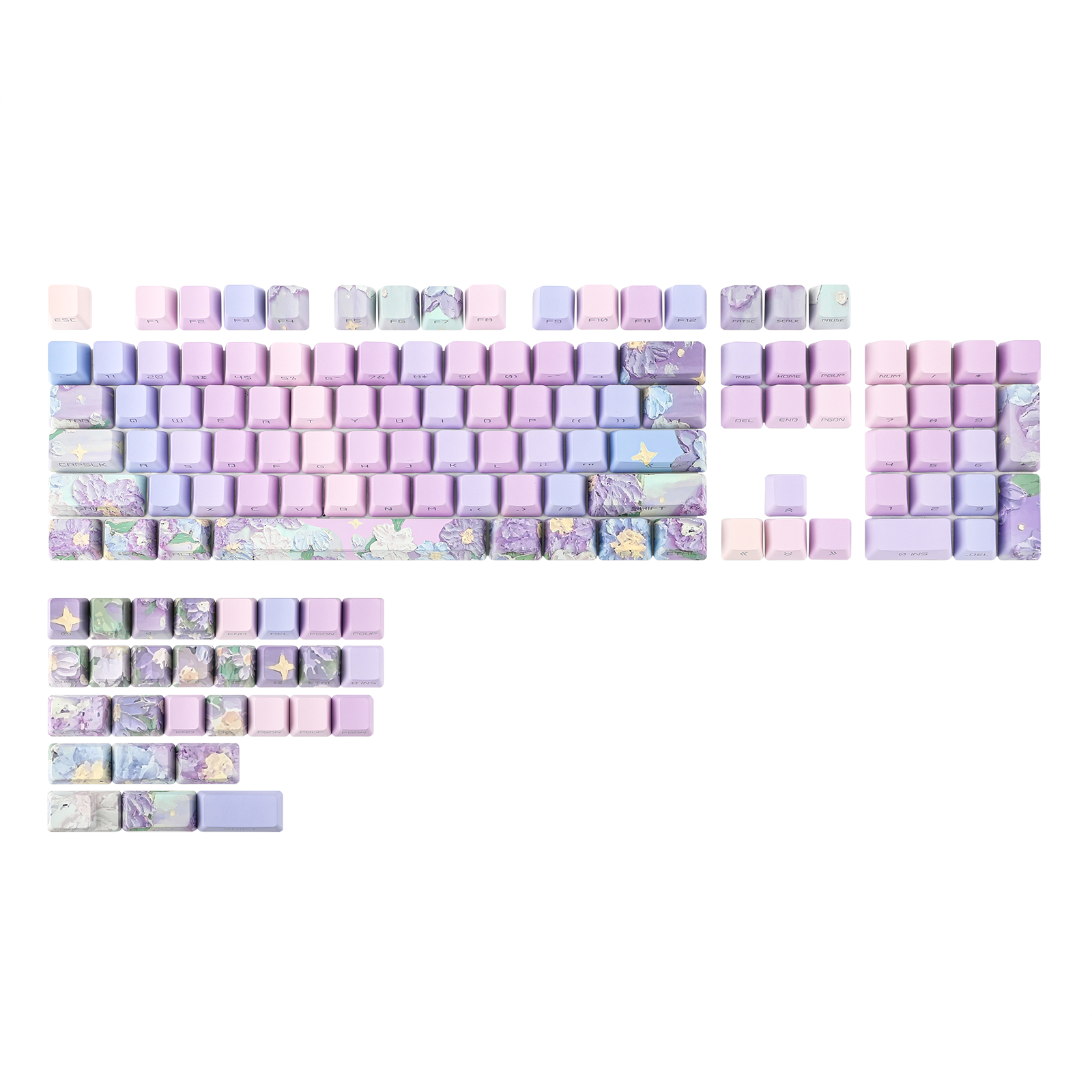 KiiBOOM Violet Keycap Set