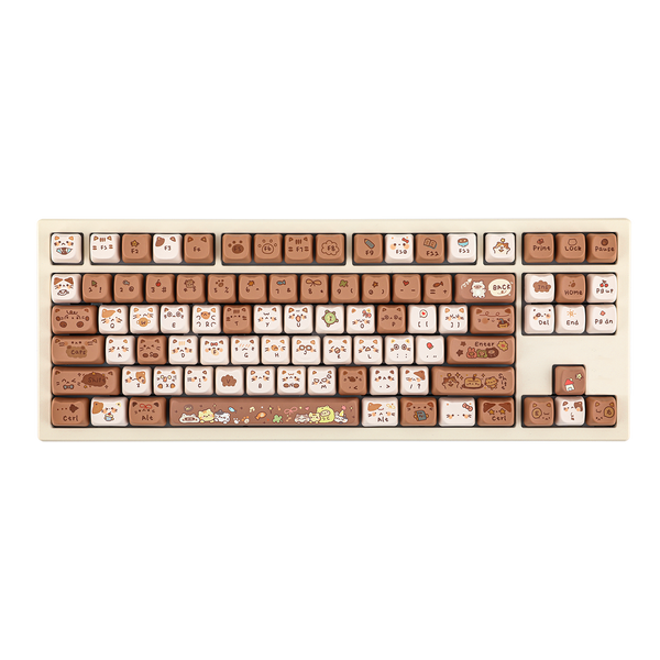 KiiBOOM Mocha Treats Keycap Set